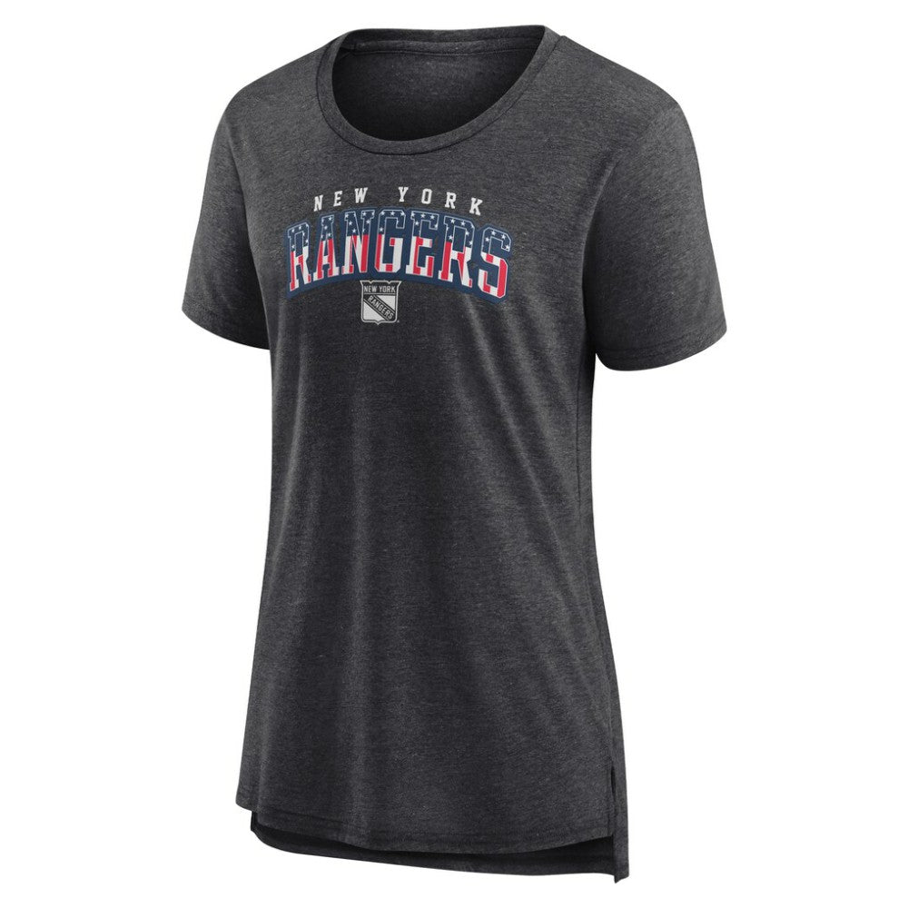 New York Rangers Women's Proud Tri-Blend T-Shirt Discount