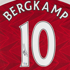 Dennis Bergkamp Arsenal Autographed 2020-21 Red Home Jersey BAS - Fanatics