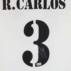 Roberto Carlos Real Madrid Autographed 2024-25 White Home Jersey BAS - Fanatics
