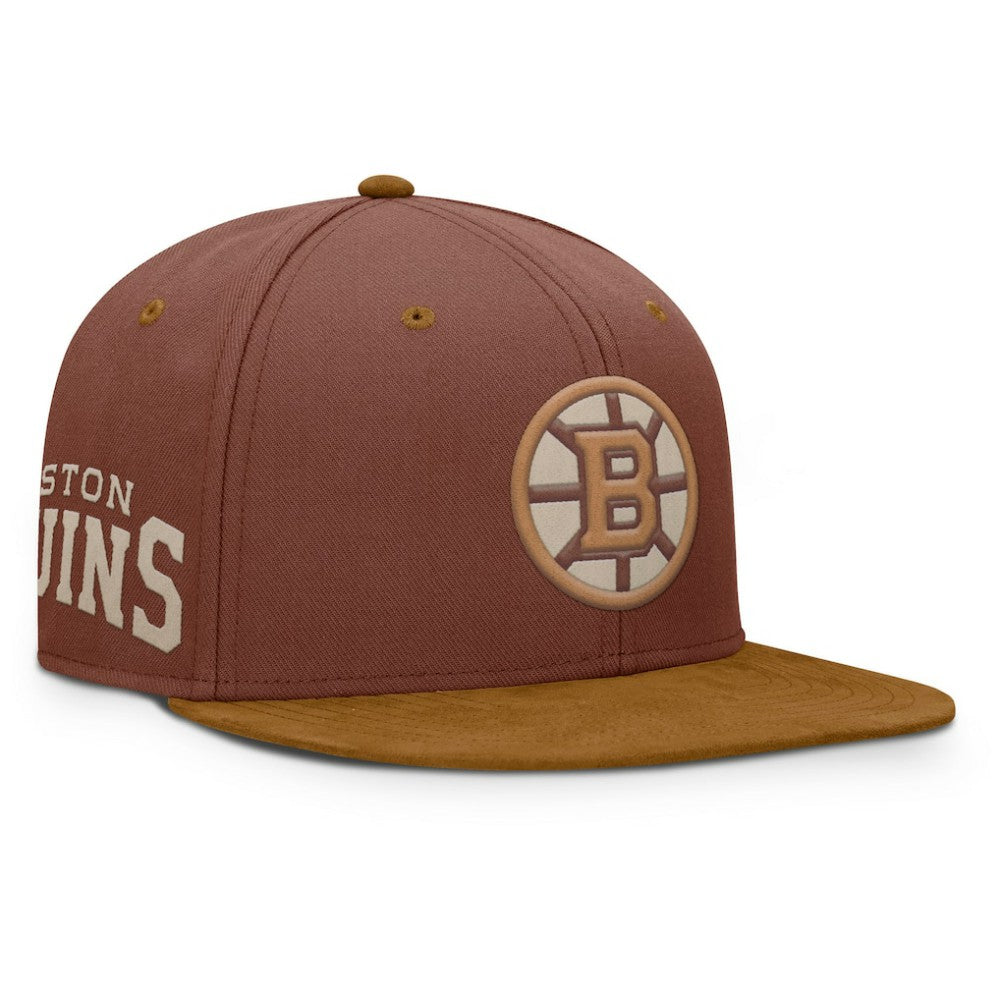 Boston Bruins Fanatics Fall Leaves Acreage Snapback Hat Outlet