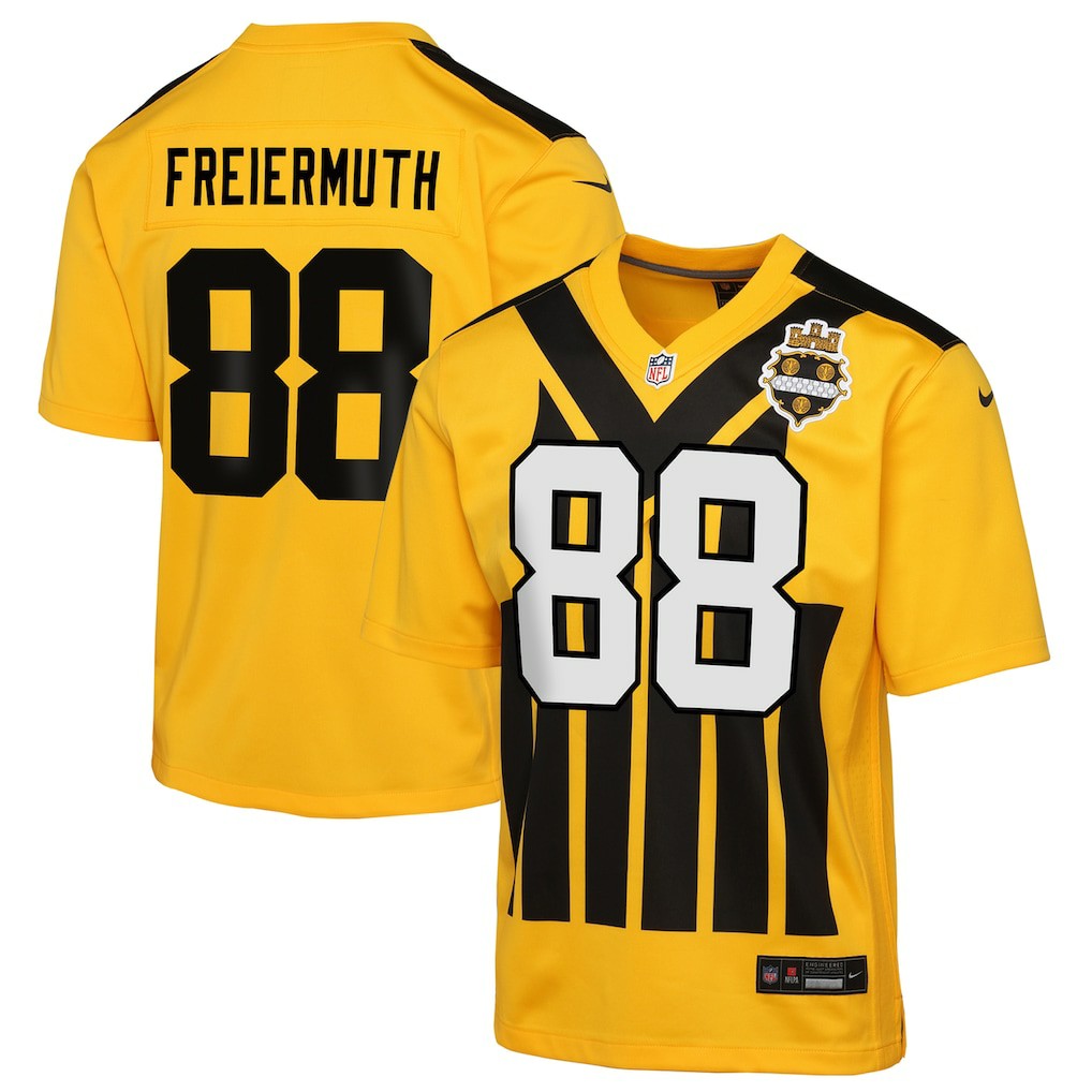 Pittsburgh Steelers Nike Pat Freiermuth  Youth Alternate 1933 Throwback Game Jersey
