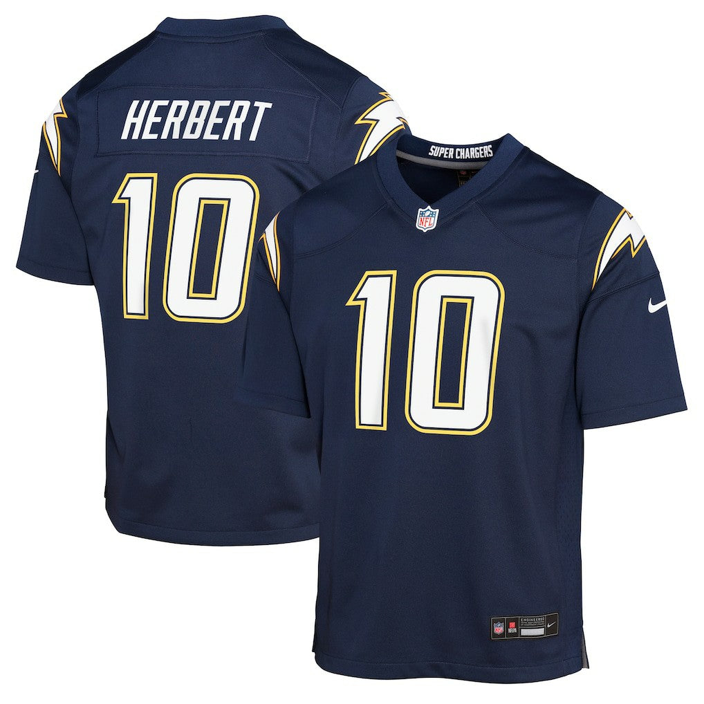 Los Angeles Chargers Nike Justin Herbert  Youth Alternate Super Chargers Game Player Jersey