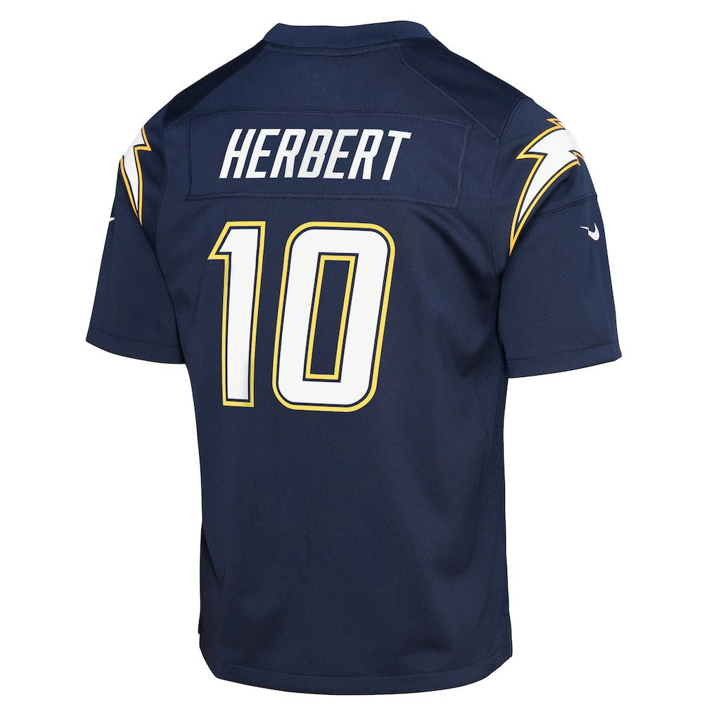 Los Angeles Chargers Nike Justin Herbert  Youth Alternate Super Chargers Game Player Jersey