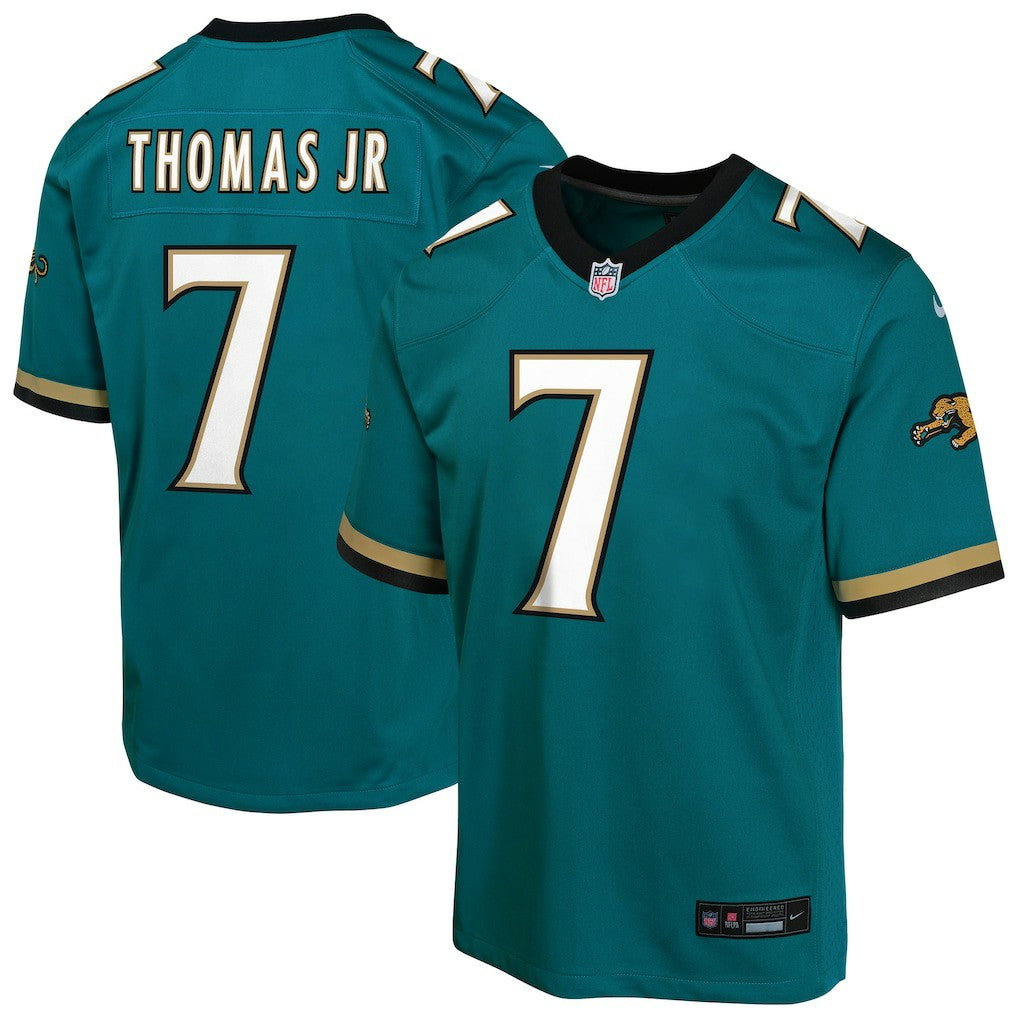 Jacksonville Jaguars Nike Brian Thomas Jr.  Youth Alternate 2 Prowler Throwback Game Jersey