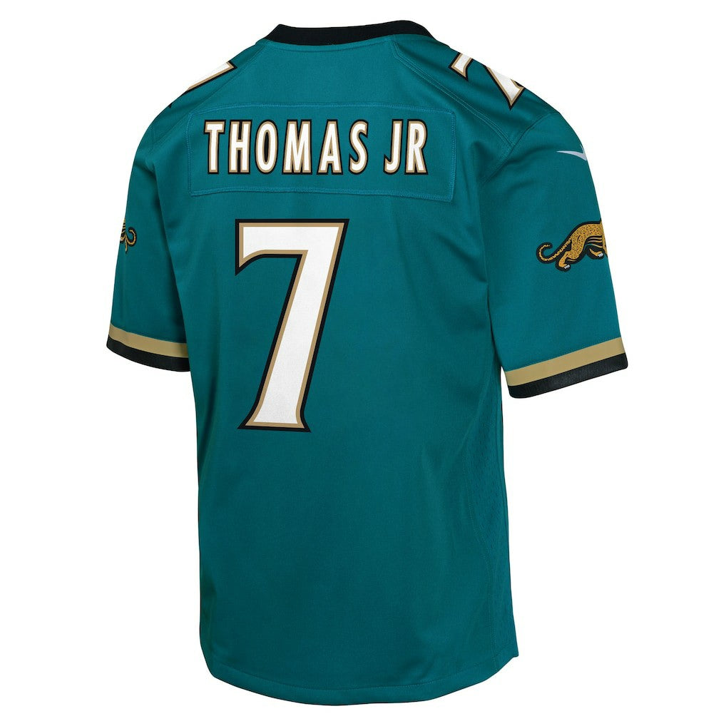 Jacksonville Jaguars Nike Brian Thomas Jr.  Youth Alternate 2 Prowler Throwback Game Jersey