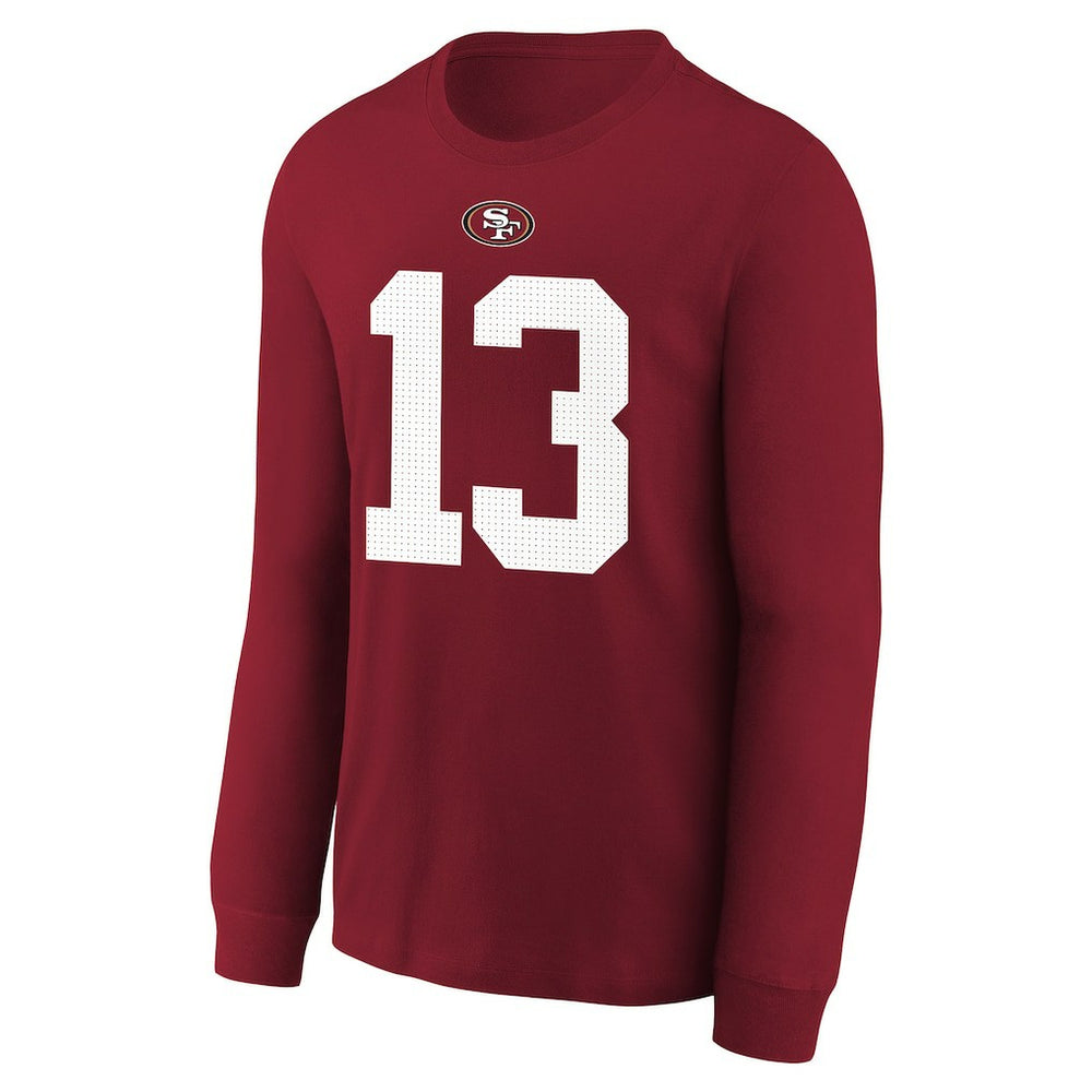 San Francisco 49ers Nike Brock Purdy  Youth Player Name & Number Long Sleeve T-Shirt