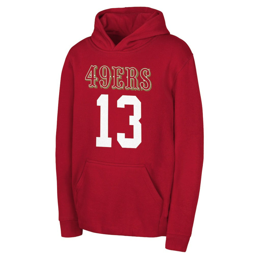 San Francisco 49ers  Brock Purdy  Outerstuff Mainliner Player Name & Number Hoodie