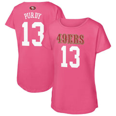San Francisco 49ers  Brock Purdy  Outerstuff Girls Youth Player Name & Number T-Shirt