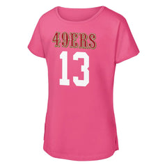 San Francisco 49ers  Brock Purdy  Outerstuff Girls Youth Player Name & Number T-Shirt