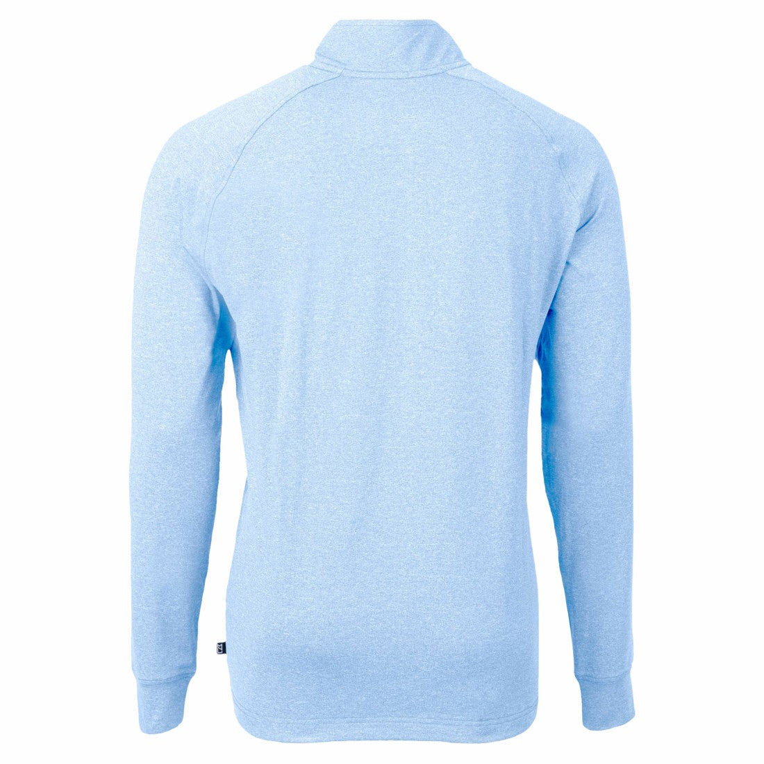 Denver Broncos  Cutter & Buck Raglan Adapt Eco Knit Heather Quarter-Zip Top