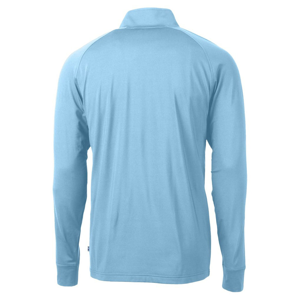 Jacksonville Jaguars  Cutter & Buck Raglan Adapt Eco Knit Stretch Recycled Quarter-Zip Top