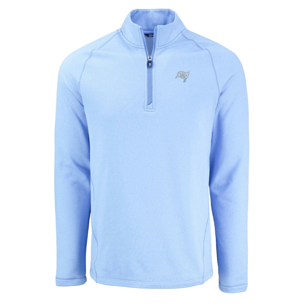 Tampa Bay Buccaneers  Cutter & Buck Peshastin Eco Fleece Recycled Raglan Quarter-Zip Top