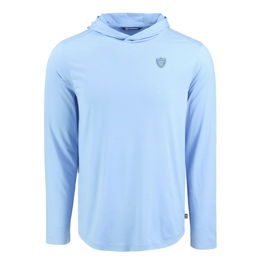 Las Vegas Raiders  Men's Cutter & Buck Coastline Epic Comfort Eco Recycled Men's Hooded Shirt