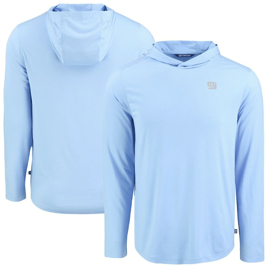 New York Giants  Men's Cutter & Buck Coastline Epic Comfort Eco Recycled Men's Hooded Shirt