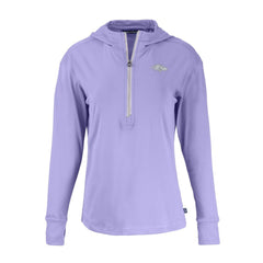 Baltimore Ravens  Cutter & Buck Women's Daybreak Eco Recycled Half-Zip Hoodie