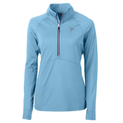 Atlanta Falcons  Cutter & Buck Women's Adapt Eco Knit Stretch Recycled Half-Zip Top