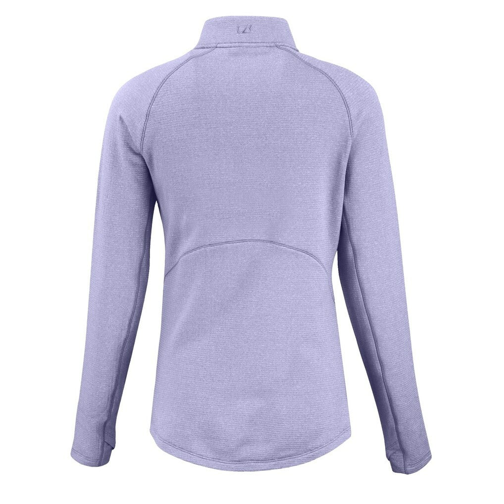 Buffalo Bills  Cutter & Buck Women's Peshastin Eco Fleece Recycled Half-Zip Top