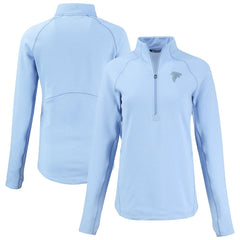 Atlanta Falcons  Cutter & Buck Women's Peshastin Eco Fleece Recycled Half-Zip Top