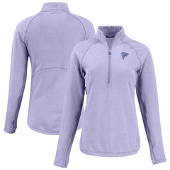 Atlanta Falcons  Cutter & Buck Women's Peshastin Eco Fleece Recycled Half-Zip Top