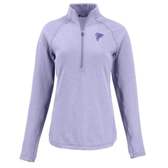 Atlanta Falcons  Cutter & Buck Women's Peshastin Eco Fleece Recycled Half-Zip Top