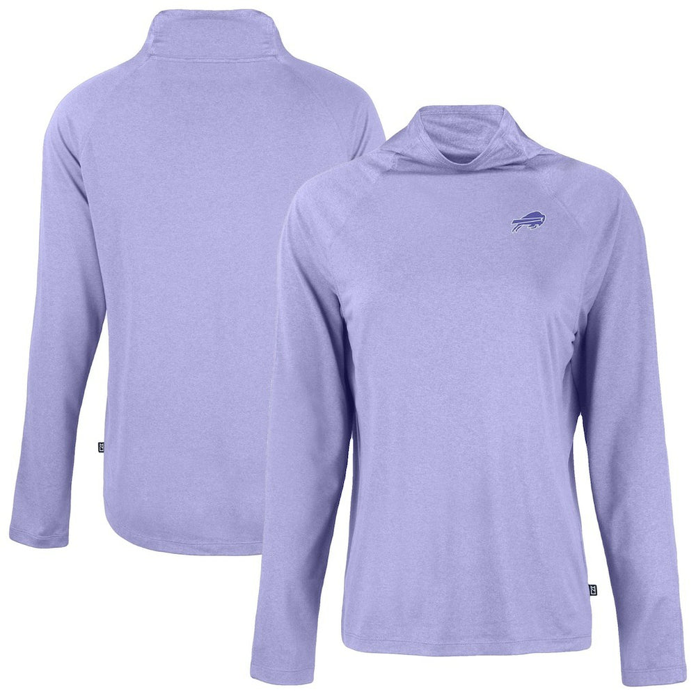 Buffalo Bills  Cutter & Buck Women's Coastline Epic Comfort Eco Recycled Funnel Neck Pullover Top