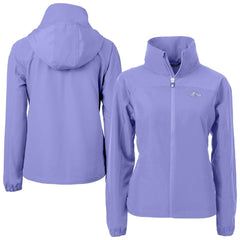 Baltimore Ravens  Cutter & Buck Women's Charter Eco Recycled Full-Zip Jacket