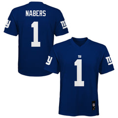 New York Giants  Malik Nabers  Outerstuff Preschool Replica Player Jersey