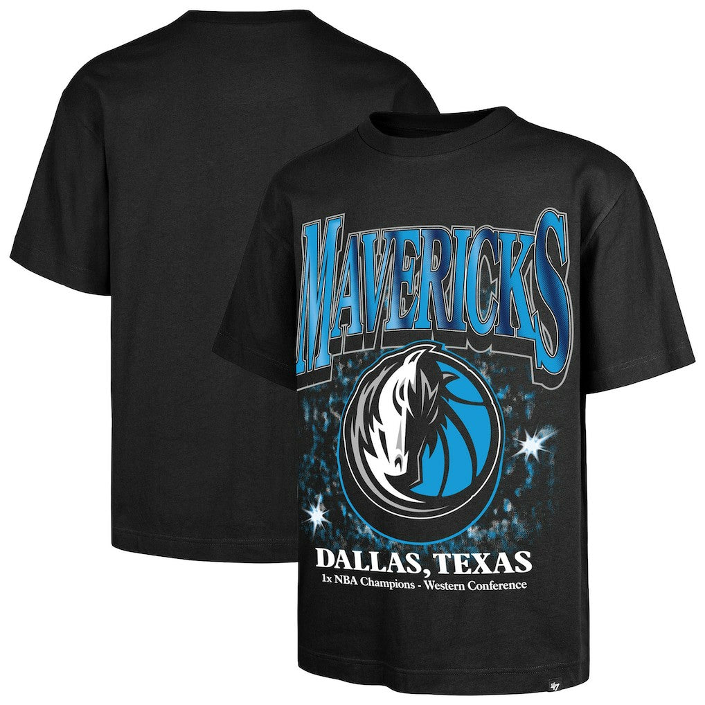Dallas Mavericks '47 Past Champs Collection Flashbulb Foundation T-Shirt sale On Sale