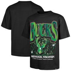 Milwaukee Bucks '47 Past Champs Collection Flashbulb Foundation T-Shirt For Sale