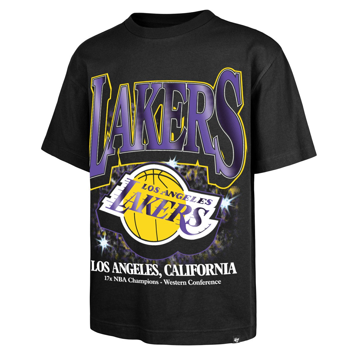 Los Angeles Lakers '47 Past Champs Collection Flashbulb Foundation T-Shirt Discount