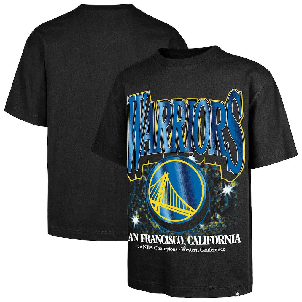 Golden State Warriors '47 Past Champs Collection Flashbulb Foundation T-Shirt sale Online