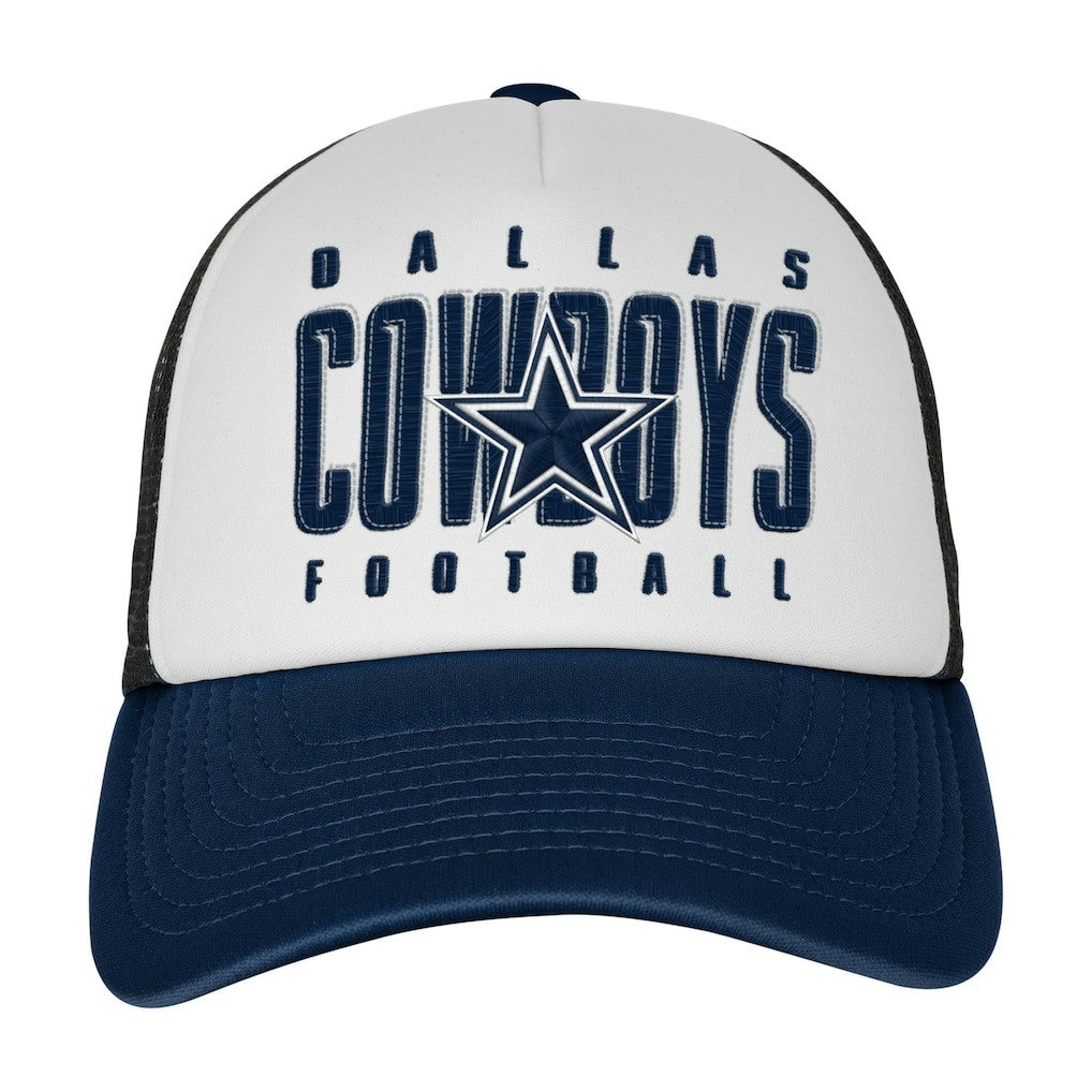 Dallas Cowboys  Outerstuff Youth Essentials Trucker Adjustable Hat