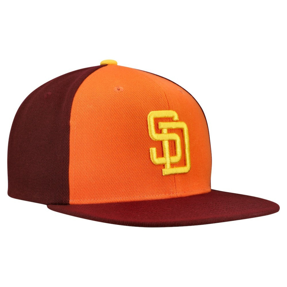 San Diego Padres Mitchell & Ness Cooperstown Collection Basic Flip Snapback Hat | MLB Online