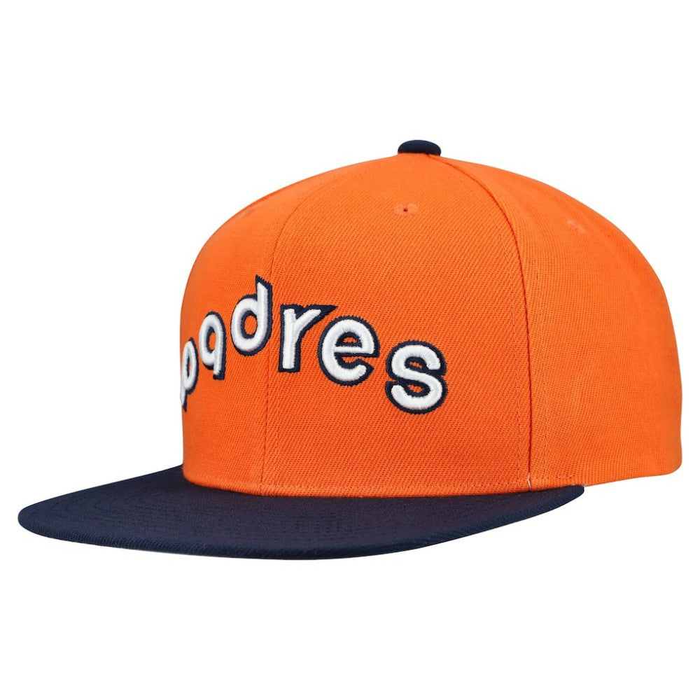 San Diego Padres Mitchell & Ness Cooperstown Collection Basic Flip Snapback Hat | MLB Shop