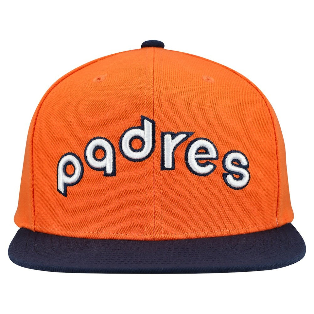 San Diego Padres Mitchell & Ness Cooperstown Collection Basic Flip Snapback Hat | MLB Shop