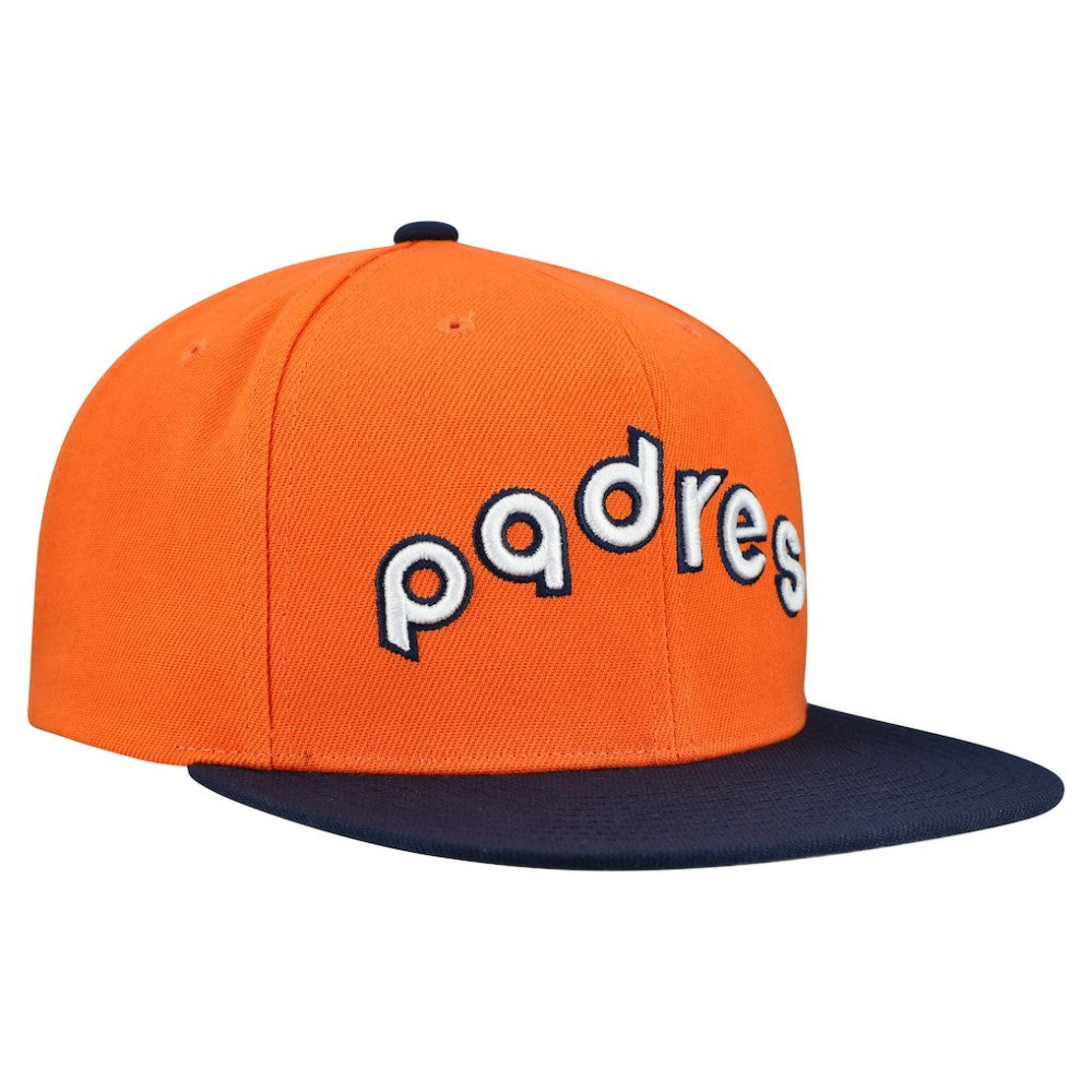 San Diego Padres Mitchell & Ness Cooperstown Collection Basic Flip Snapback Hat | MLB Shop