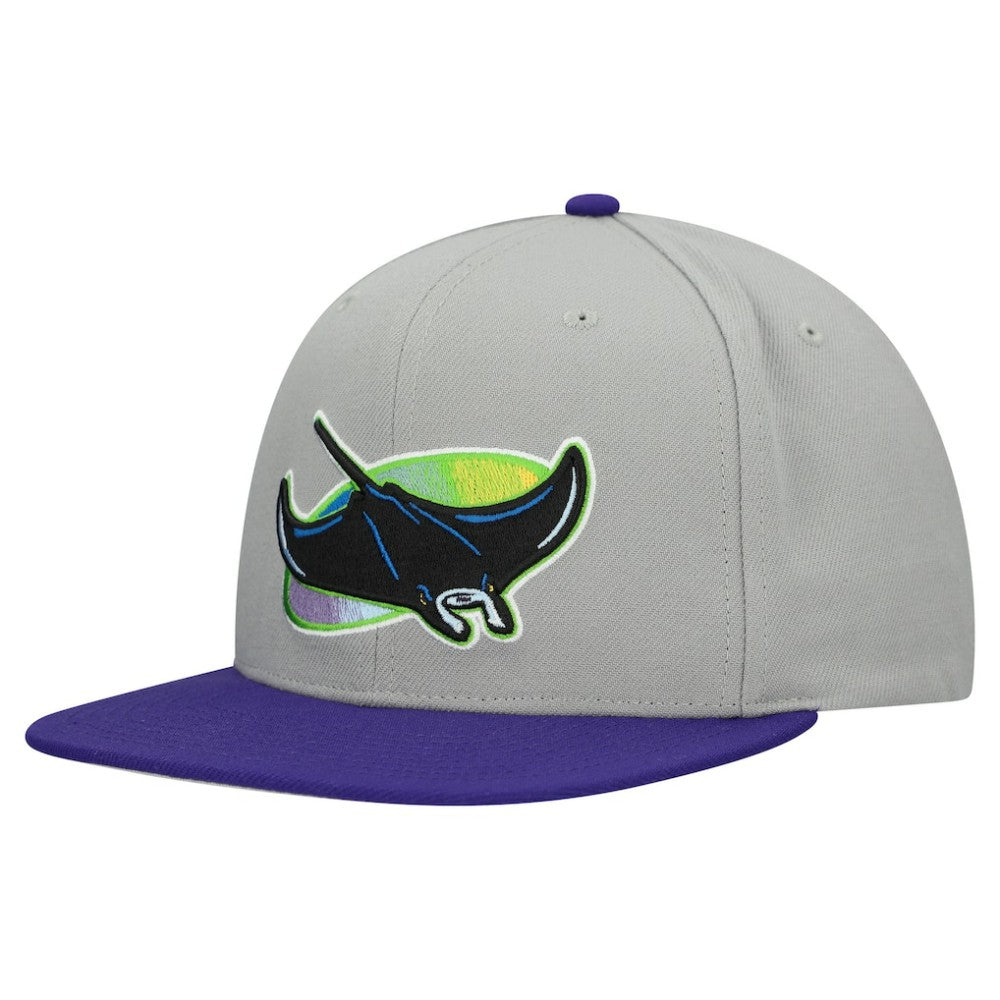 Tampa Bay Rays Mitchell & Ness Cooperstown Collection Basic Flip Snapback Hat | MLB Online