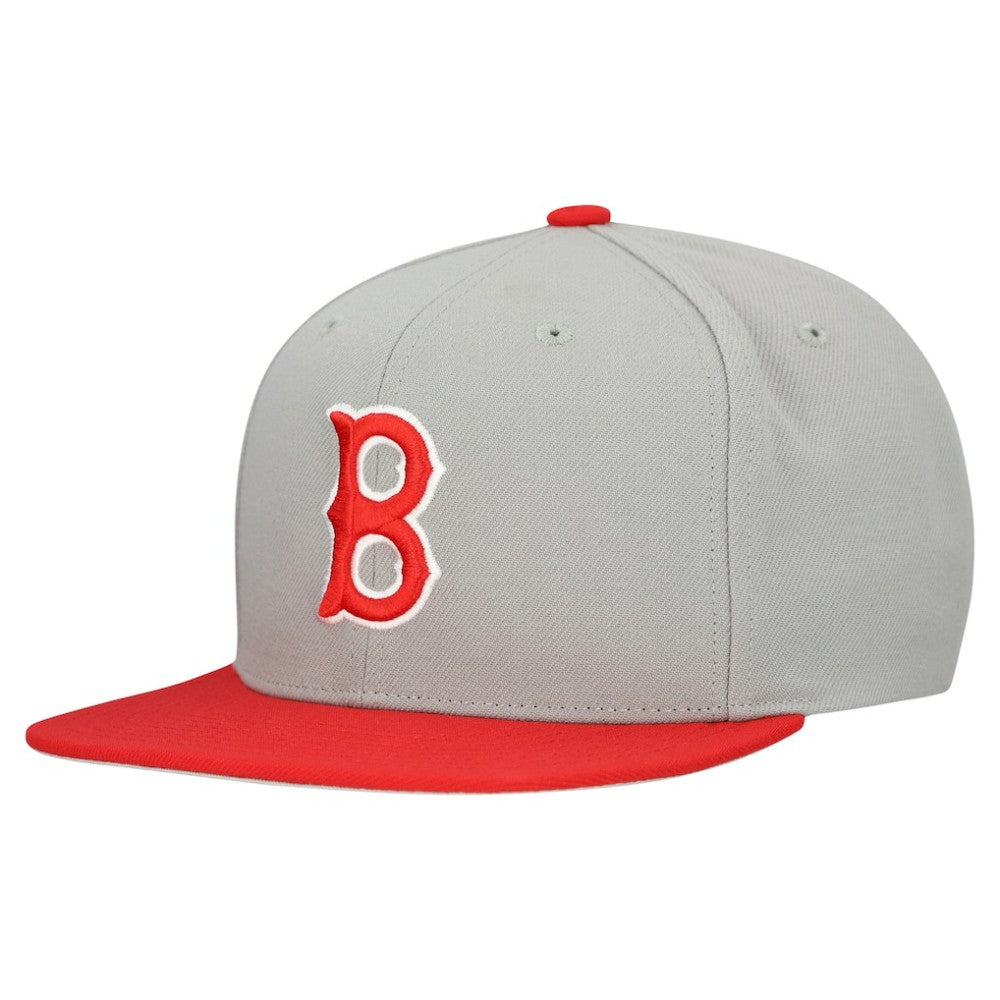Boston Red Sox Mitchell & Ness Cooperstown Collection Basic Flip Snapback Hat | MLB Shop