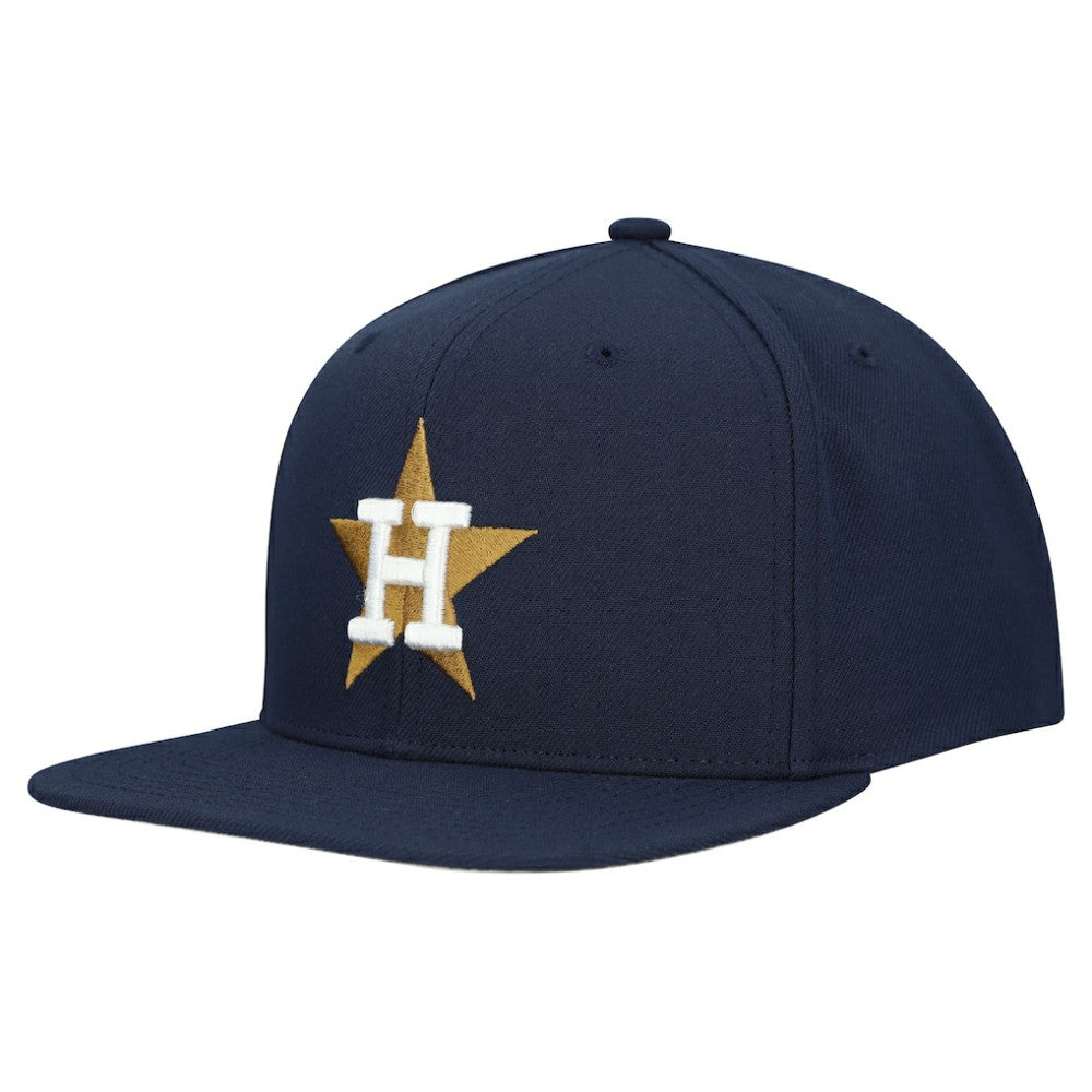 Houston Astros Mitchell & Ness Cooperstown Collection Basic Flip Snapback Hat | MLB US