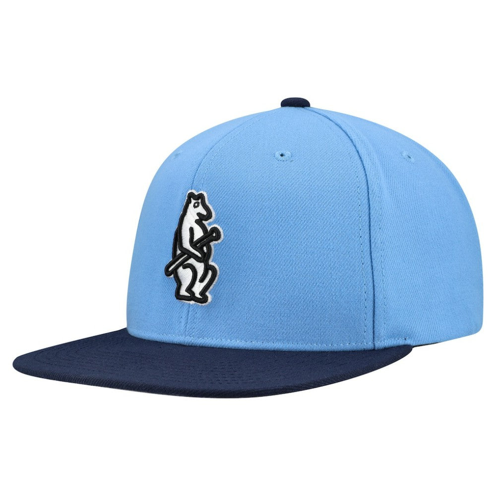 Chicago Cubs Mitchell & Ness Cooperstown Collection Basic Flip Snapback Hat | MLB For sale