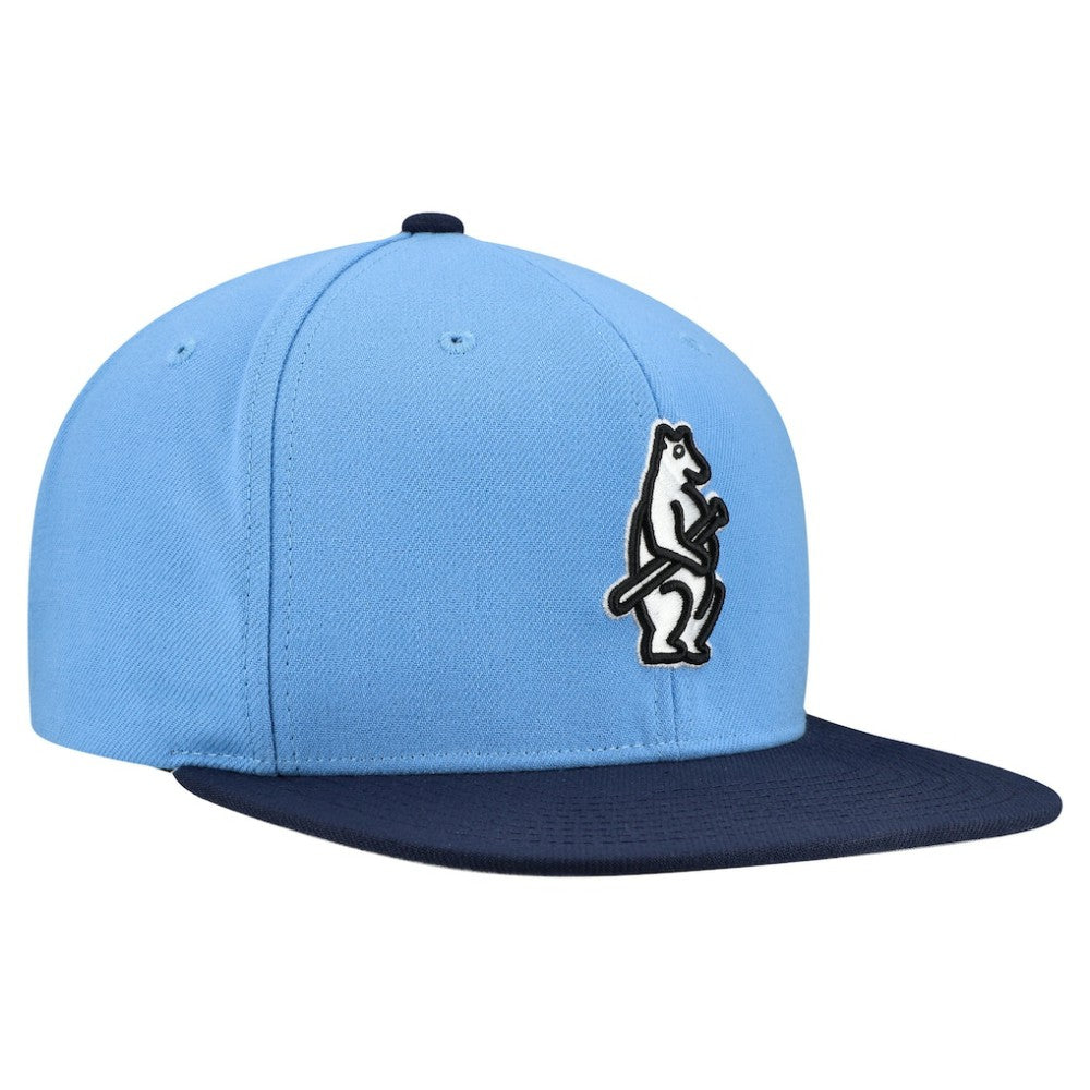 Chicago Cubs Mitchell & Ness Cooperstown Collection Basic Flip Snapback Hat | MLB For sale
