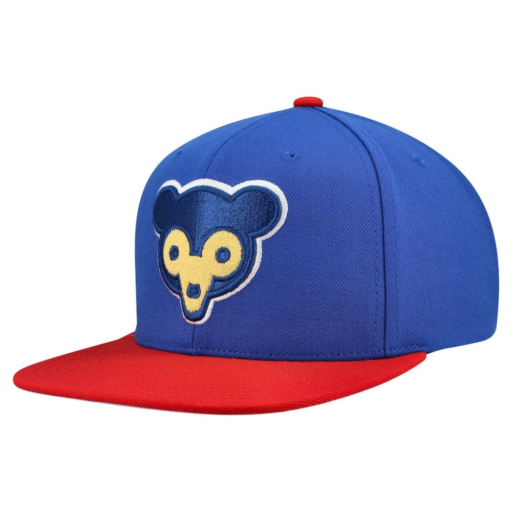 Chicago Cubs Mitchell & Ness Cooperstown Collection Basic Flip Snapback Hat | MLB New