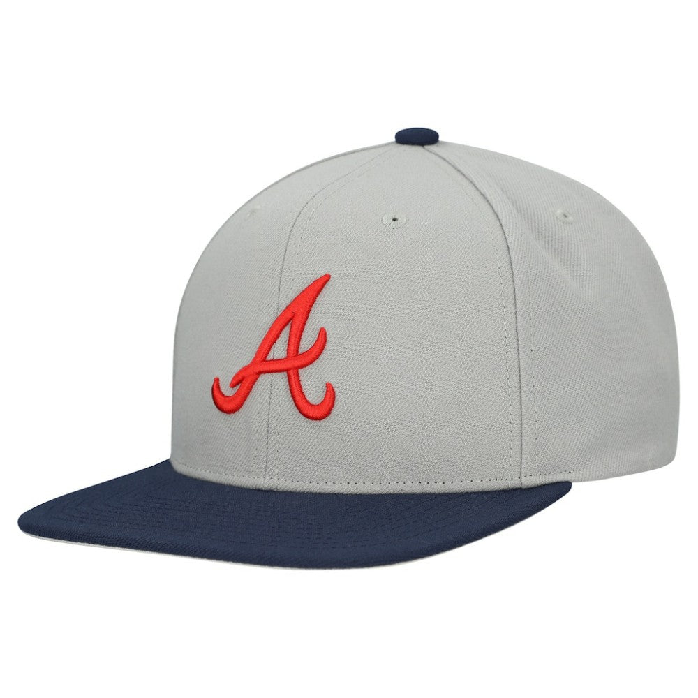 Atlanta Braves Mitchell & Ness Basic Flip Snapback Hat | MLB New