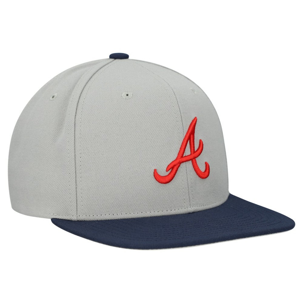 Atlanta Braves Mitchell & Ness Basic Flip Snapback Hat | MLB New