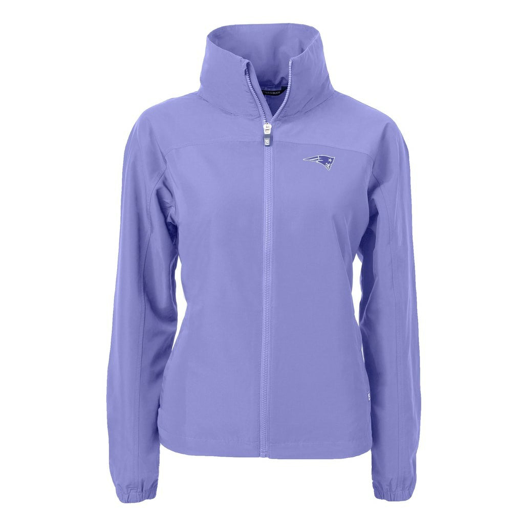 New England Patriots  Cutter & Buck Women's Charter Eco Recycled Full-Zip Jacket