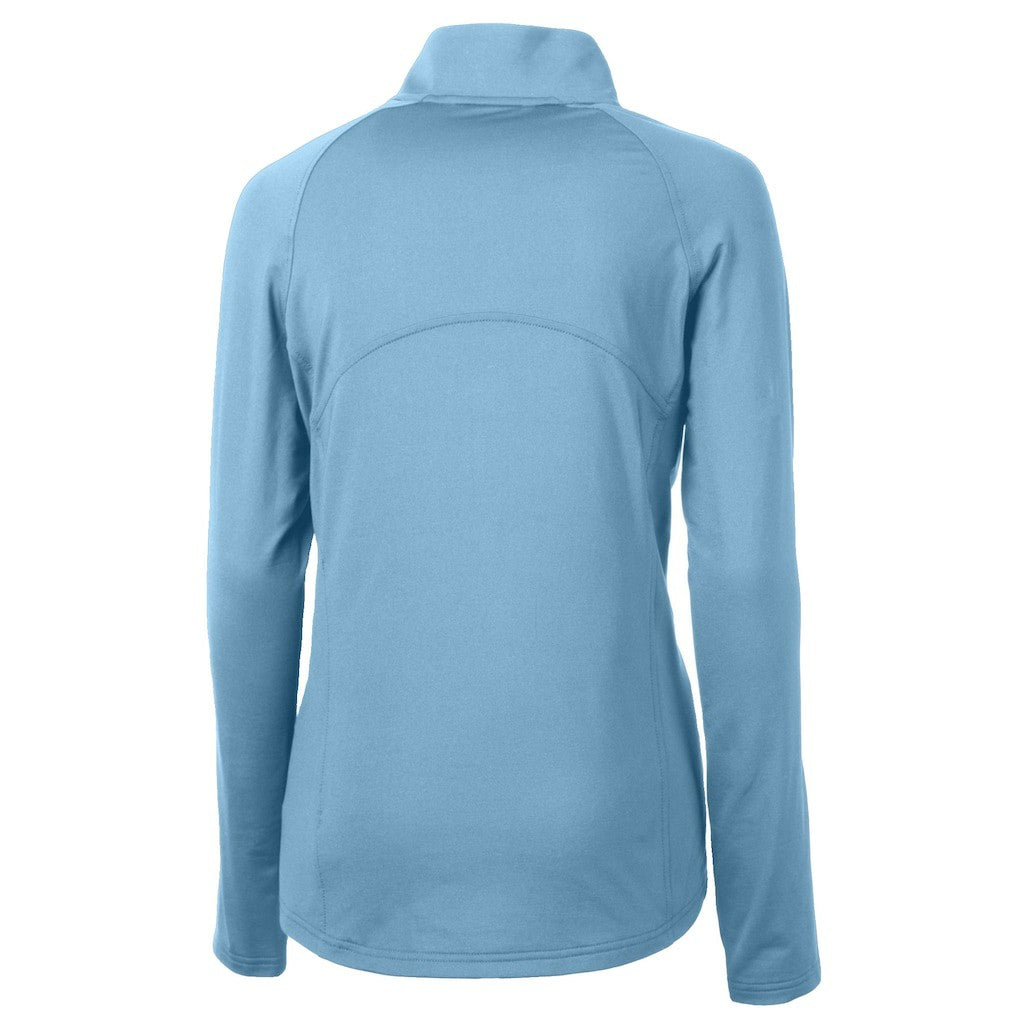 Miami Dolphins  Cutter & Buck Women's Adapt Eco Knit Stretch Recycled Half-Zip Top