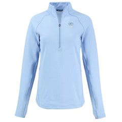 Green Bay Packers  Cutter & Buck Women's Peshastin Eco Fleece Recycled Half-Zip Top