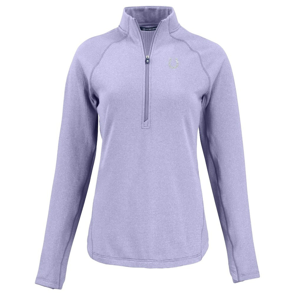 Indianapolis Colts  Cutter & Buck Women's Peshastin Eco Fleece Recycled Half-Zip Top