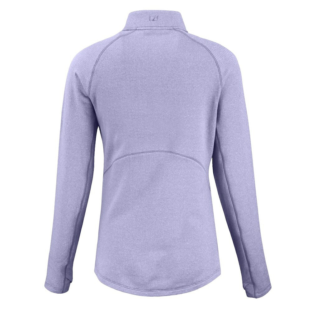 Washington Commanders  Cutter & Buck Women's Peshastin Eco Fleece Recycled Half-Zip Top
