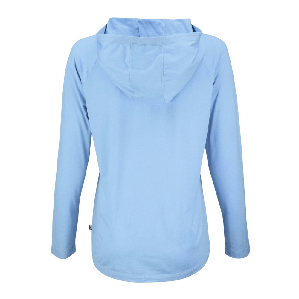 Denver Broncos  Cutter & Buck Women's Coastline Epic Comfort Eco Recycled Long Sleeve Hoodie T-Shirt